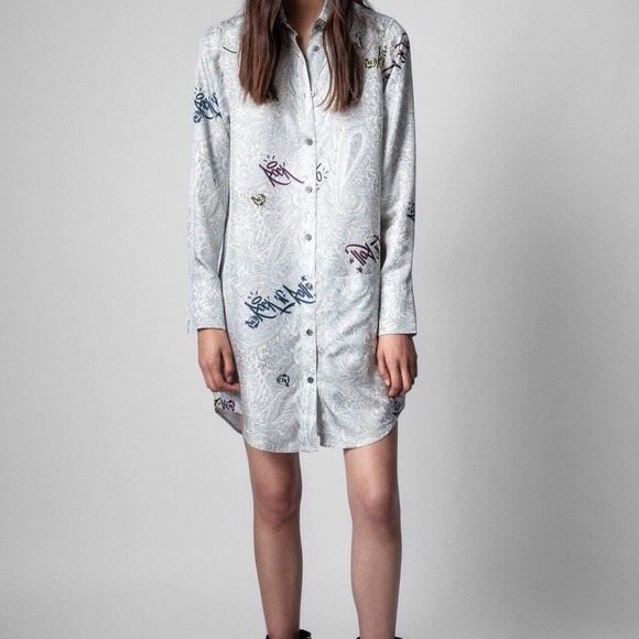 Zadig & Voltaire RAIS Paisley Jormi Dress - Picture 2 of 10